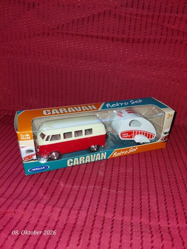 Modell bus caravan retro - -,